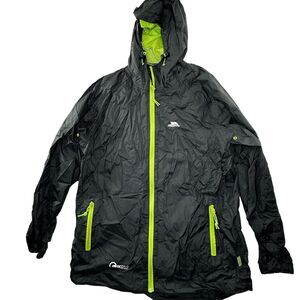 Trespass Tres-Tex Waterproof Windproof Windbreaker Rain Coat Sz Medium Packable